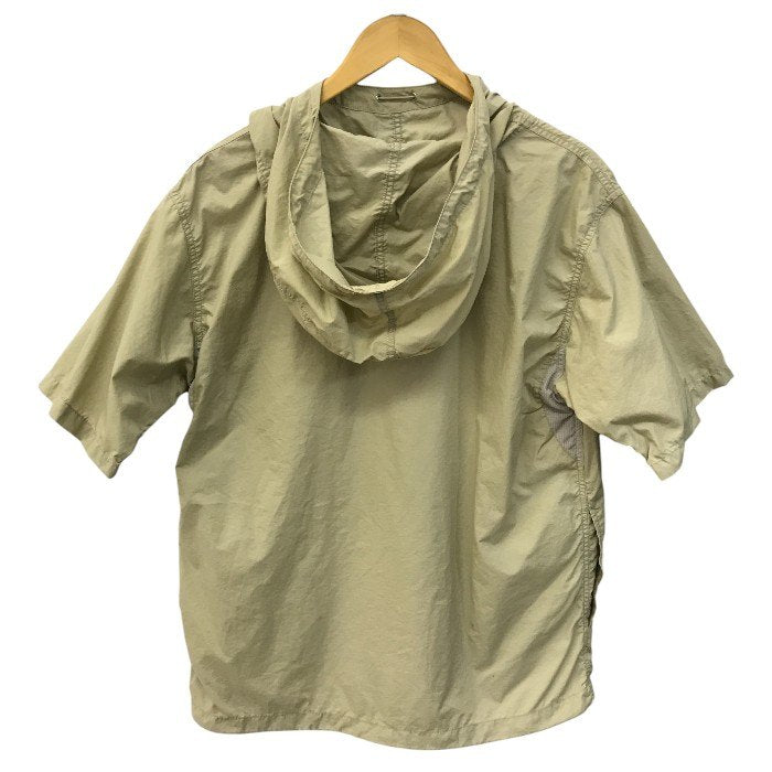 THE NORTH FACE PURPLE LABEL マウンテンフィールド H/S プルオーバー メンズ ナイロン フード ナナミカ ベージュ Sサイズ NP2109N 中古 T1