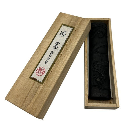 寧楽 雲檻洞製 墨 29ｇ 和風 ドラゴン 辰 龍 中古 W４