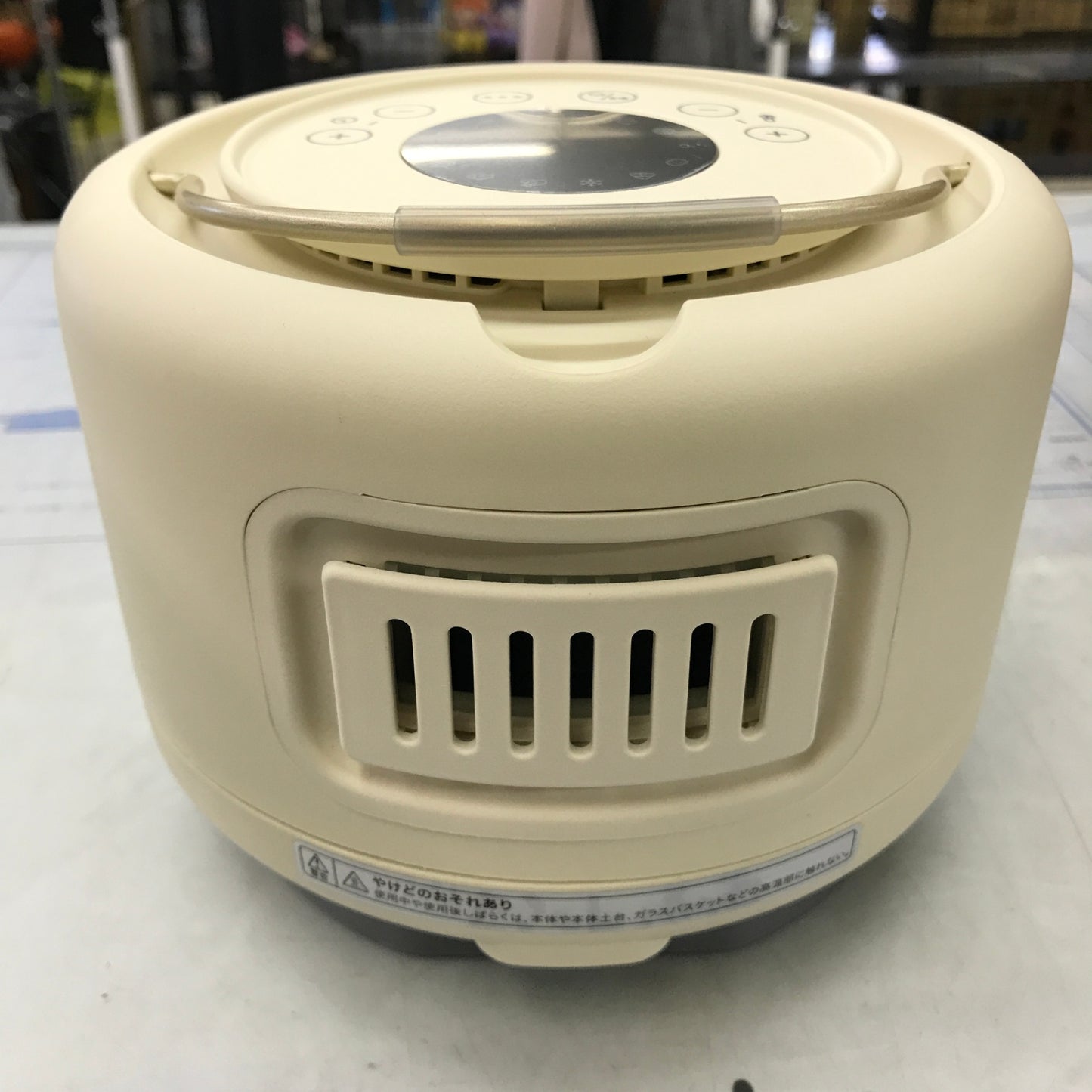 BRUNO ブルーノ ガラスエアフライヤー ノンフライヤー ノンオイル ヘルシー アイボリー BOE122-IV 中古 Y1