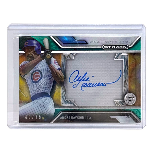 TOPPS MLBカード STRATA ANDRE DAWSON CHICAGO CUBS /75 #SA-AD 中古 IT1