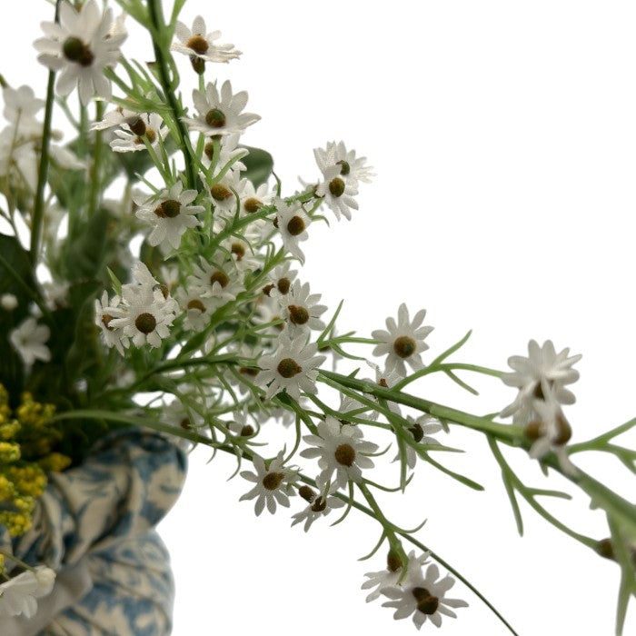 Emilio Rolla エミリオローラ 造花 オブジェクト インテリア フラワー おしゃれ 青い 薔薇 バラ 中古 W４