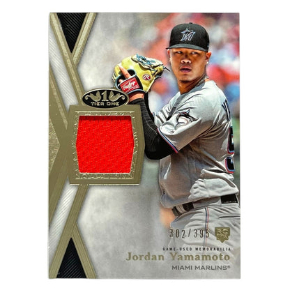 TOPPS MLBカード THER 1 JORDAN YAMAMOTO MIAMI MARLINS /395 #T1R-JY 中古 IT2