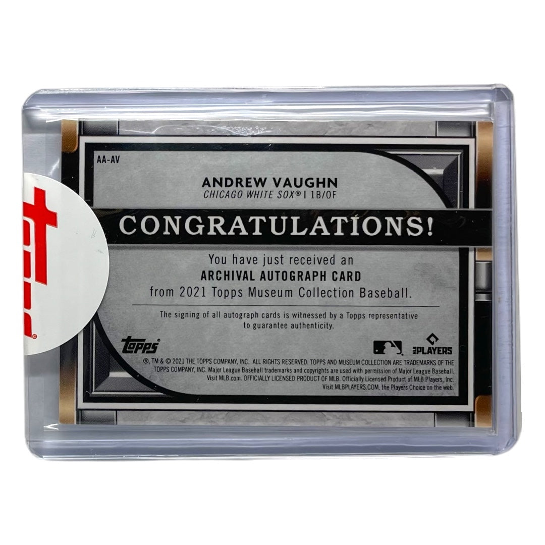 未開封品 TOPPS MLBカード MUSEUM COLLECTION ANDREW VAUGHN CHICAGO WHITE SOX /199 #AA-AV 中古 IT2