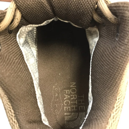 THE NORTH FACE ザノースフェイス トレッキングシューズ レディース GORE-TEX ゴアテックス 登山 ブーツ ブラウン 25cm 中古 T1