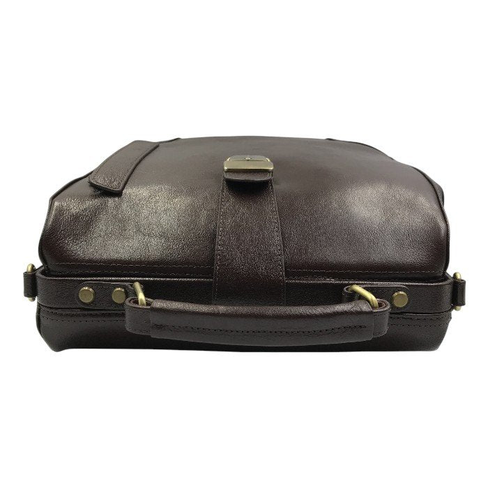 SNOBBIST スノビスト ドクターバッグ メンズ 3way リュック ショルダーバッグ ダークブラウン 中古 T1