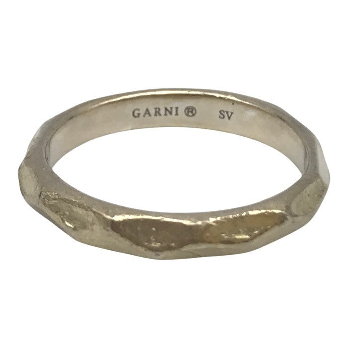GARNI ガルニ クロッケリーリング レディース シルバー 指輪 シンプル ナロー #12.5 中古 T1