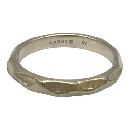 GARNI ガルニ クロッケリーリング レディース シルバー 指輪 シンプル ナロー #12.5 中古 T1