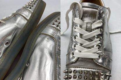 Christian Louboutin クリスチャンルブタン ルイスジュニア スパイク ローカット スニーカー サイズ43 メンズ 中古 D4
