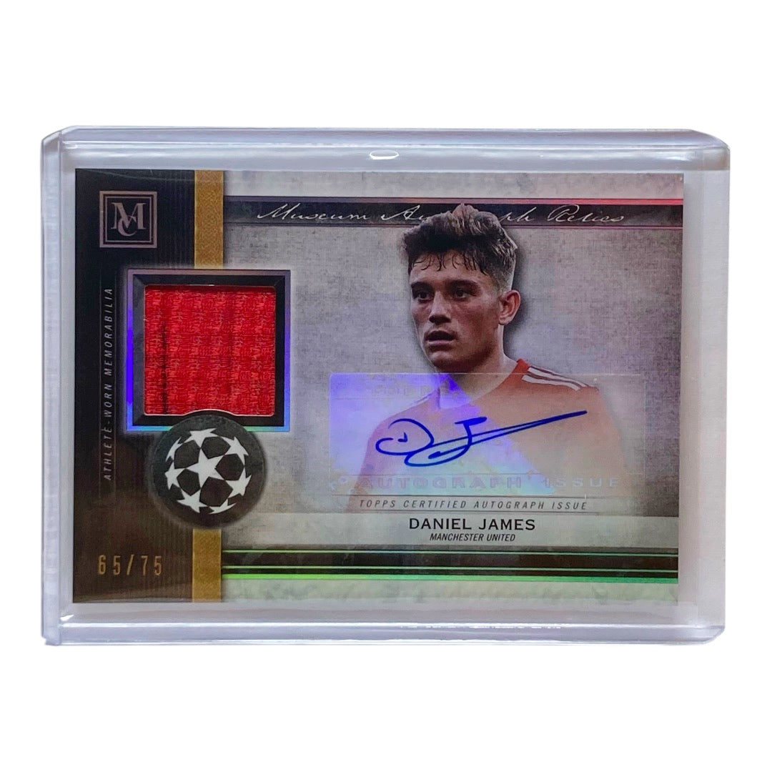 TOPPS サッカーカード MUSEUM COLLECTION DANIEL JAMES MANCHESTER UNITED 65/75 #MAR-DJ 中古 IT2
