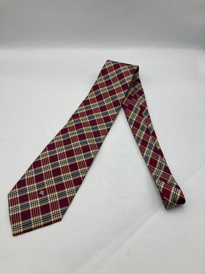 Burberry's バーバリーズ チェック柄 ネクタイ シルク100％ 中古 D4