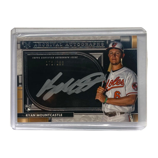 TOPPS MLBカード MUSEUM COLLECTION RYAN MOUNTCASTLE ORIOLES 172/200 #AA-RM 中古 IT2
