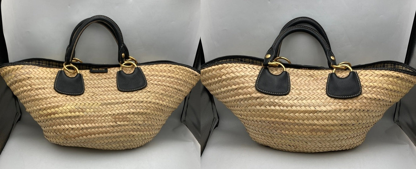 miumiu ミュウミュウ カゴバッグ 中古 D4