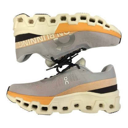 On オン Cloudmonster 2 ランニングシューズ メンズ ローカット メッシュ スニーカー グレイシャー/タンジェリン 27.0cm 3ME10123198 中古 T1