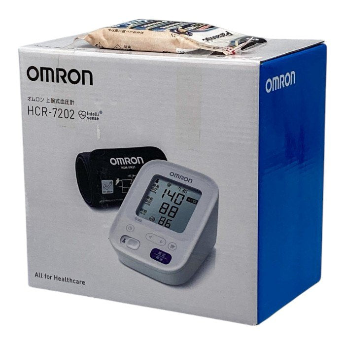 未開封品 omron オムロン 上腕式血圧計 スタンダード19シリーズ HCR-7202 医療機器認証番号：301AABZX00022000 中古 a4