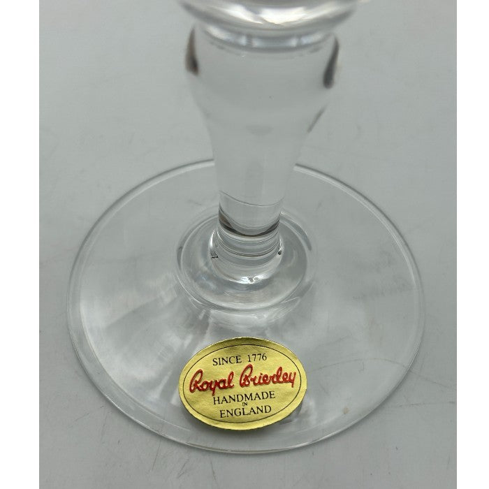 Royal Brierley ロイヤルブライアリー ワイングラス ペア 洋食器 クリスタル 酒器 中古 W４