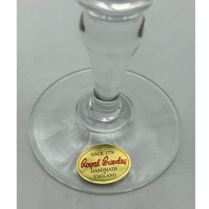 Royal Brierley ロイヤルブライアリー ワイングラス ペア 洋食器 クリスタル 酒器 中古 W４