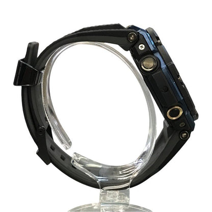CASIO G-SHOCK カシオ 腕時計 メンズ タフソーラー G-STEEL メタルパーツ クロノグラフ モバイルリンク マットカラー グレー/ブルー GST-B100XB-2AJF 中古 T1