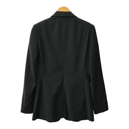 GUCCI グッチ テーラードジャケット レディース ウール シングルブレスト チェンジポケット チャコールグレー 中古 T1