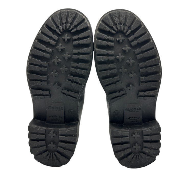 AIGLE エーグル フルフィール ロー ラバーブーツ 35(22.5cm) 靴 シューズ レインブーツ レディース シルバー 中古 W４