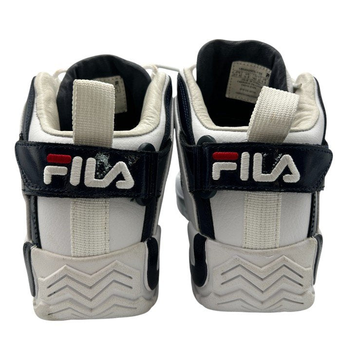 FILA GL GRANT HILL 2 フィラ ジーエル グラント・ヒル スニーカー 27.5cm 靴 シューズ メンズ ホワイト ネイビー 中古 W４