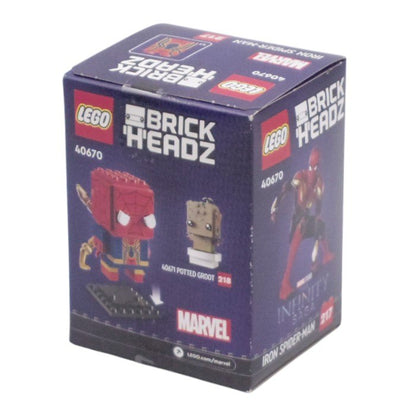 未開封品 レゴ (LEGO) ブリックヘッズ アイアンスパイダーマン 40670 おもちゃブロック 10歳〜 中古 a1