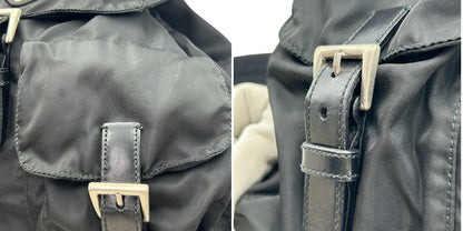 PRADA プラダ リュックサック ナイロン ブラック ブランド レディース おしゃれ バックパック バッグ 鞄 中古 W４