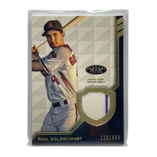 TOPPS MLBカード TIER ONE PAUL GOLDSCHMIDT DIAMONDBACKS 120/400 #T1R-PG 中古 IT2