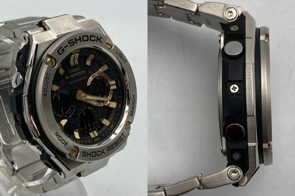 CASIO カシオ ジーショック Gスチール タフソーラー 腕時計 GST-W110D-1A9JF 中古 D4