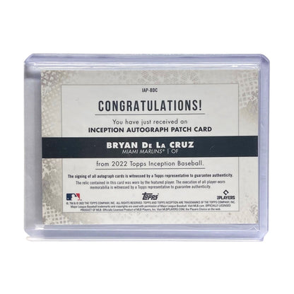 TOPPS MLBカード INCEPTION BRYAN DE LA CRUZ MARLINS 046/249 #IAP-BDC 中古 IT2