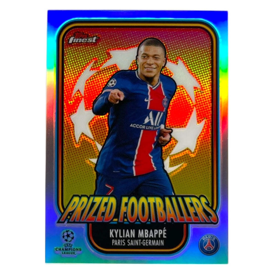 TOPPS サッカーカード FINEST PRIZED FOOTBALLERS KYLIAN MBAPPE PARIS SAINT GERMAIN #PF-KM 中古 IT2