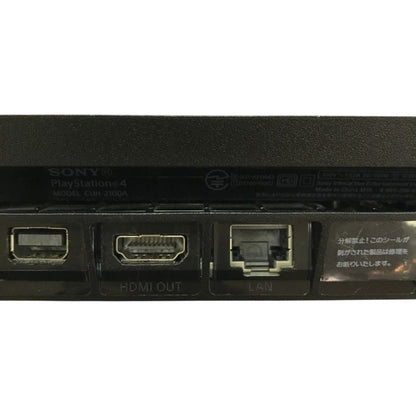 SONY PlayStation プレイステーション4 本体 ジェット・ブラック 500GB HDR スロットイン CUH-2100AB01 中古 T1
