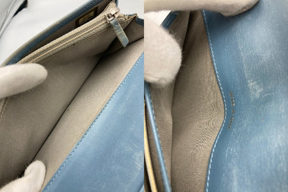CHANEL シャネル キャビアスキン 2つ折り長財布 中古 D4