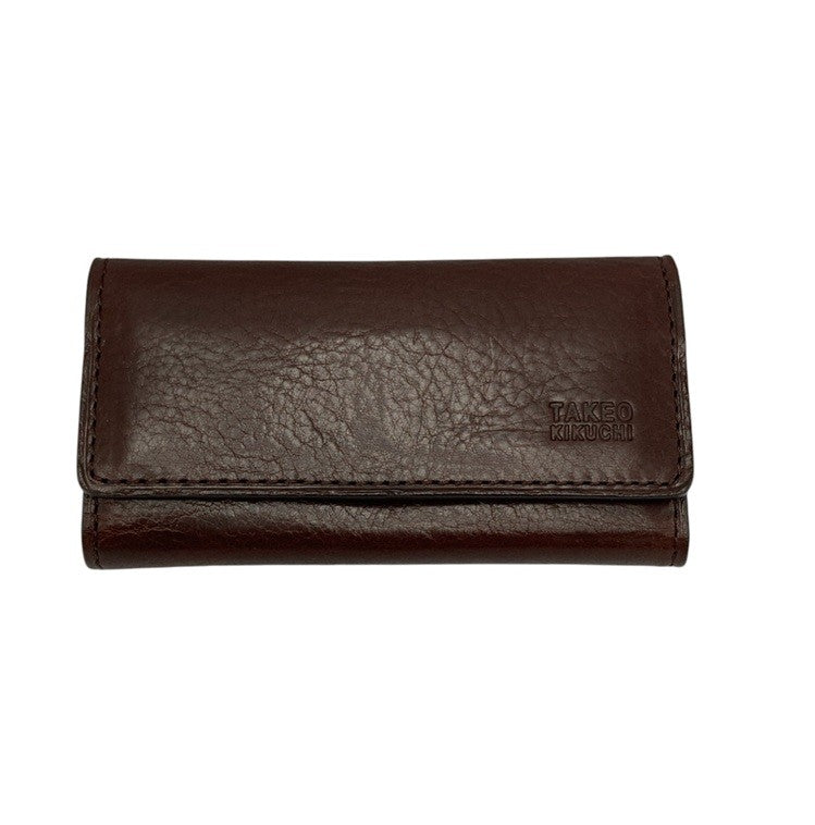 TAKEO KIKUCHI タケオキクチ イタリアンレザー 4連キーケース 中古 D4