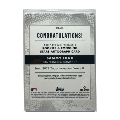 TOPPS MLBカード INCEPTION SAMMY LONG GIANTS 096/125 #BRES-SL 中古 IT2