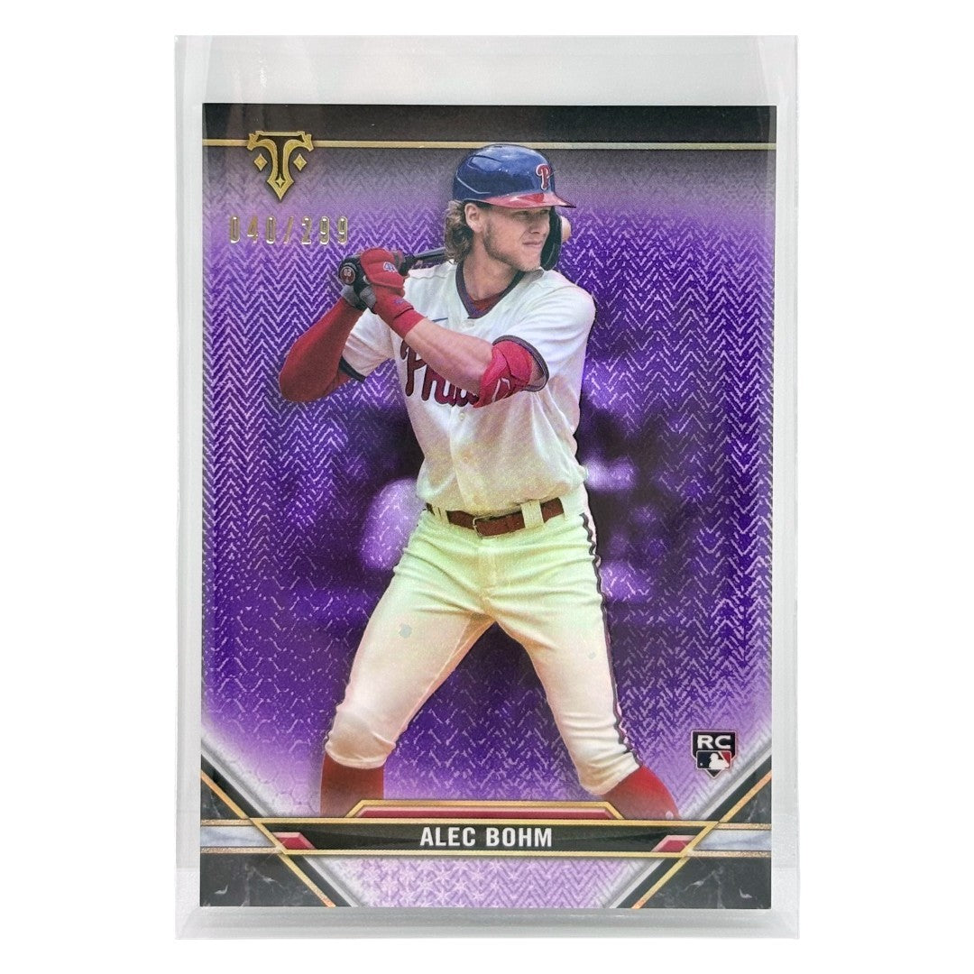TOPPS MLBカード TRIPLE THREADS ALEC BOHM PHILADELPHIA PHILLIES /299 #17 中古 IT1