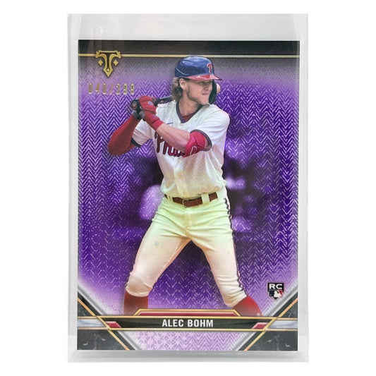 TOPPS MLBカード TRIPLE THREADS ALEC BOHM PHILADELPHIA PHILLIES /299 #17 中古 IT1