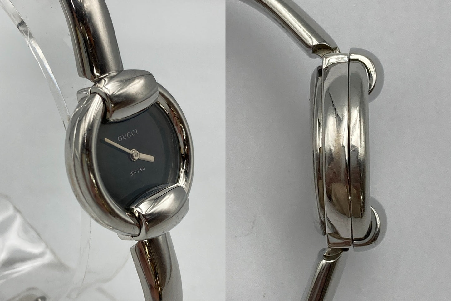 GUCCI グッチ バングルウォッチ 腕時計 クオーツ 1400L レディース 中古 D4