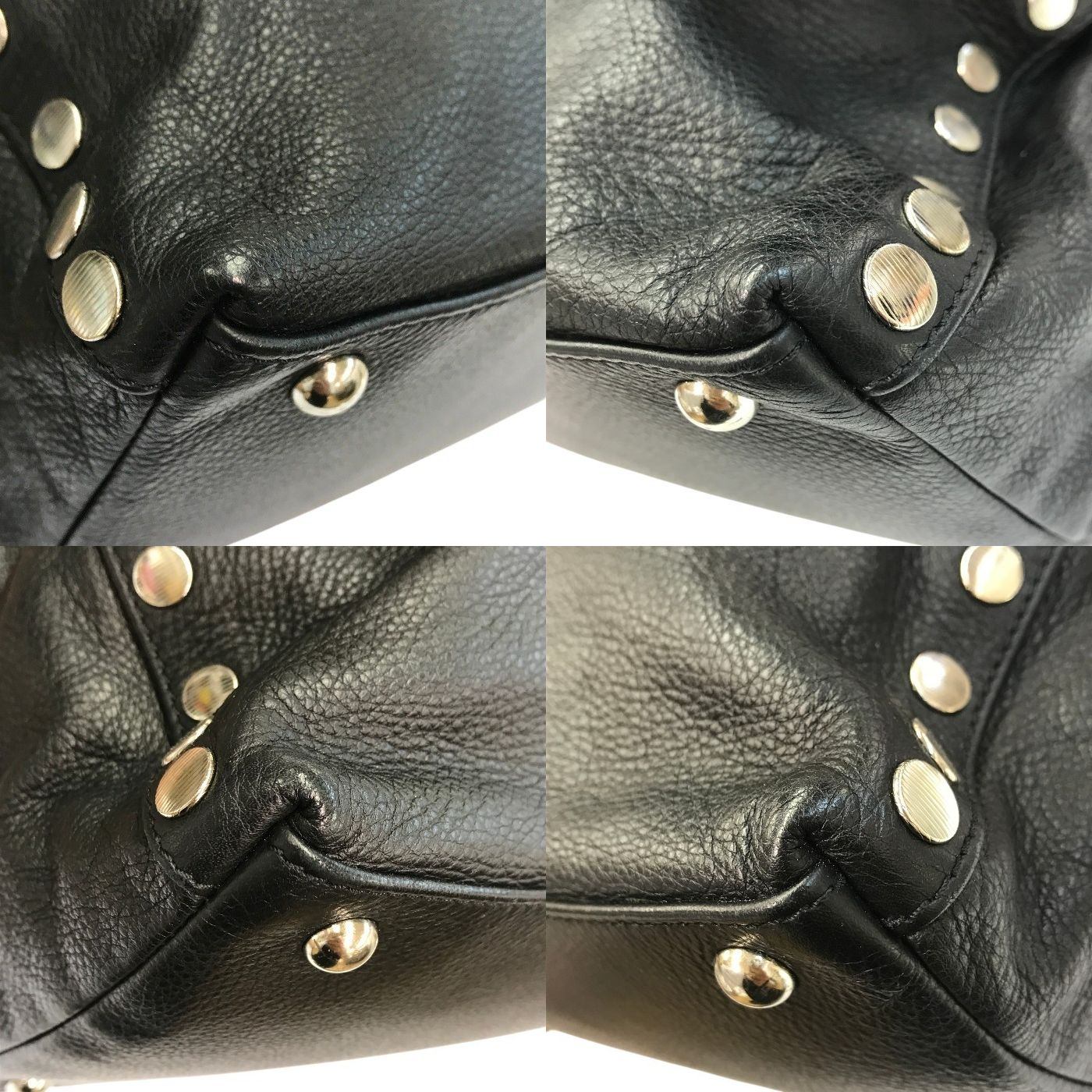 ZANELLATO ザネラート ポスティーナ ショルダーバッグ レディース 2way ハンドバッグ レザー POSTINA ターンロック ブラック 中古 T1