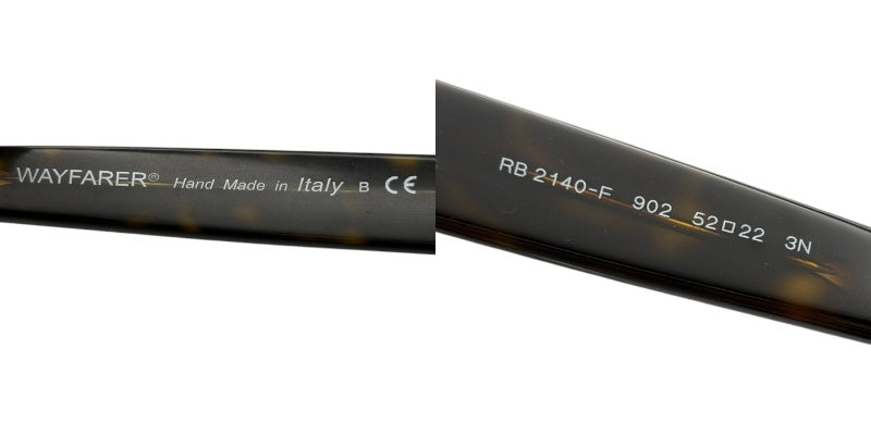 Ray-Ban レイバン WAYFARER サングラス RB2140-F べっ甲 メンズ レディース 定番 ブランド 中古 W４
