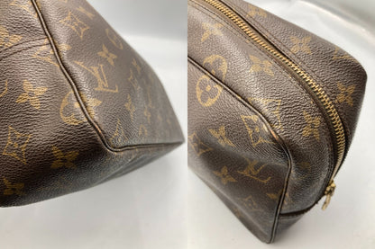 LOUIS VUITTON ルイヴィトン モノグラム トゥルース・トワレット28 ポーチ M47522 中古 D4