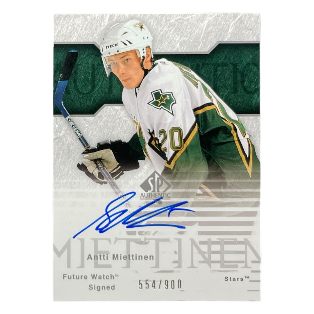 UPPER DECK NHLカード SP AUTHENTIC ANTTI MIETTINEN DALLAS STARS /900 #141 中古 IT2