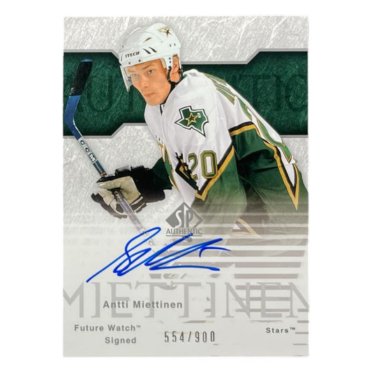 UPPER DECK NHLカード SP AUTHENTIC ANTTI MIETTINEN DALLAS STARS /900 #141 中古 IT2