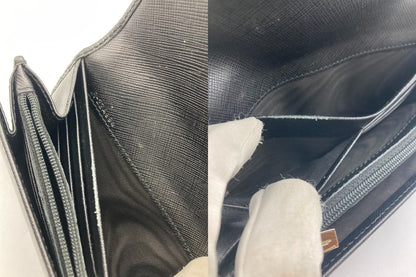 Salvatore Ferragamo フェラガモ ヴァラリボン 長財布 レザー 22-A994 中古 D4