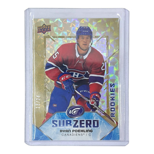 UPPER DECK NHLカード ICE RYAN POEHLING CANADIENS 13/24 #SZ-41 中古 IT1