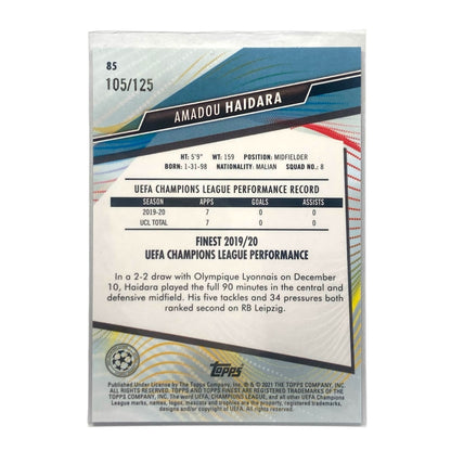 TOPPS サッカーカード FINEST AMADOU HAIDARA LEIPZIG /125 #85 中古 IT2