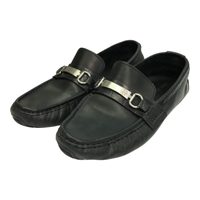 COLE HAAN コールハーン ドライビングシューズ メンズ レザー ビットローファー ブラック 7.5サイズ C11397 中古 T1