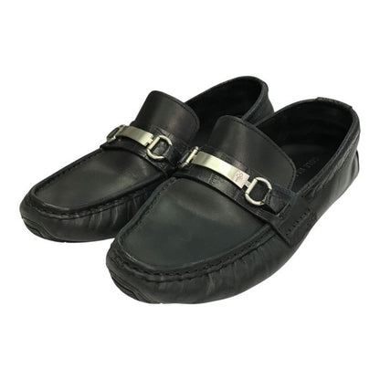 COLE HAAN コールハーン ドライビングシューズ メンズ レザー ビットローファー ブラック 7.5サイズ C11397 中古 T1