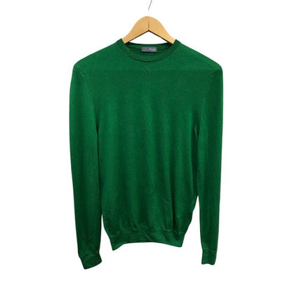 Drumohr ドモルア ニットトップス メンズ 秋冬 ラナメリノウール100％ グリーン Mサイズ 中古 M1