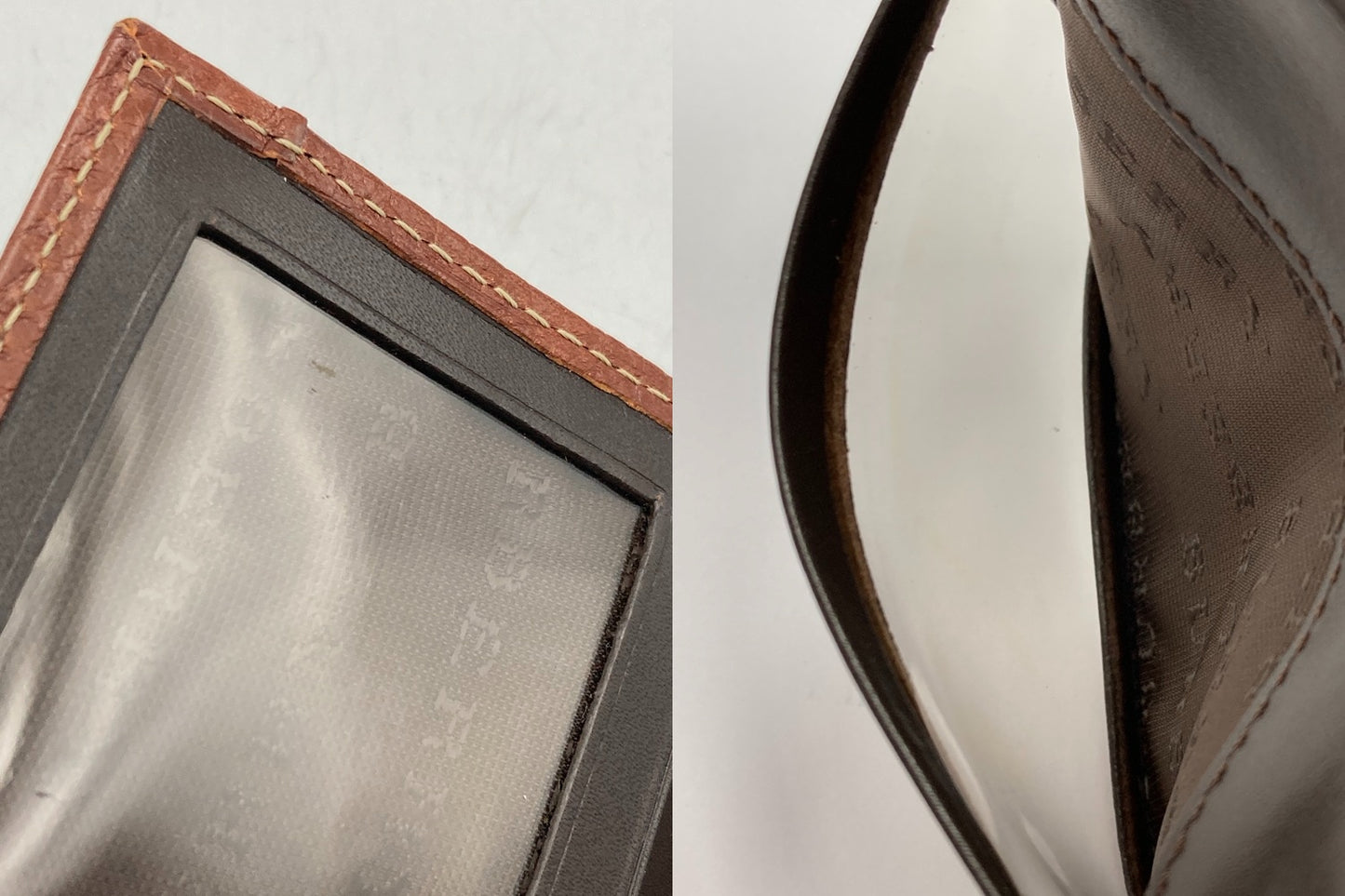 Burberry バーバリー レザー パスケース 定期入れ 中古 D4