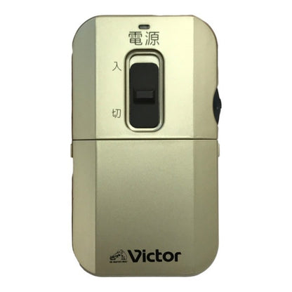JVC みみ楽 ボイスレシーバー ゴールド ポケット型集音器 乾電池使用 イヤホン ユーキャン EH-A580 中古 T1